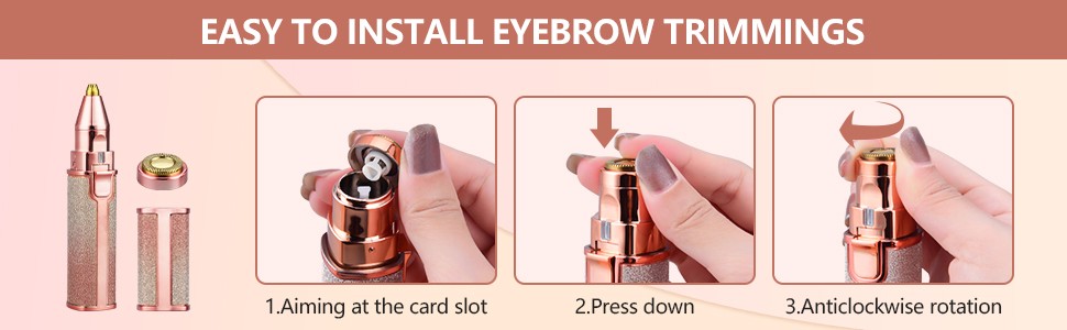 2-in-1 Precision Facial & Eyebrow Hair Remover – Your Go-To Beauty Essential!